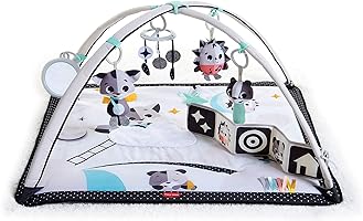 Tiny Love Black & White Gymini Infant Activity Play Mat With-Book, Magical Tales, Deluxe